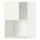 METOD - METOD Wall cabinet for microwave oven, white/Vallstena white, 60x80 cm