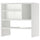 METOD wall cb frm f b-in extractor hood, white, 60x37x60 cm