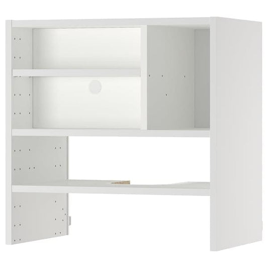 Ikea METOD - Wall cb frm f b-in extractor hood, white, 60x37x60 cm