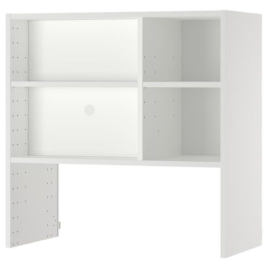 Ikea METOD - Wall cb frm f b-in extractor hood, white, 80x37x80 cm