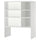 METOD - METOD Wall cb frm f b-in extractor hood, white, 80x37x100 cm