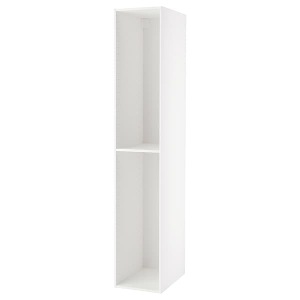 METOD - High cabinet frame, white, 40x60x220 cm - best price from Maltashopper.com 10212558