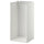 METOD base cabinet frame, white, 40x37x80 cm