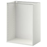 METOD base cabinet, white, 60x37x80 cm