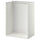 METOD base cabinet frame, white, 60x37x80 cm