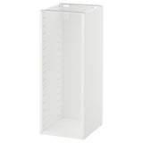 METOD base cabinet, white, 30x37x80 cm