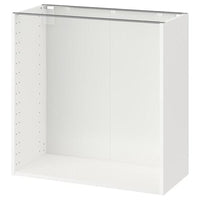 METOD base cabinet, white, 80x37x80 cm