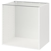 METOD base cabinet, white, 80x60x80 cm