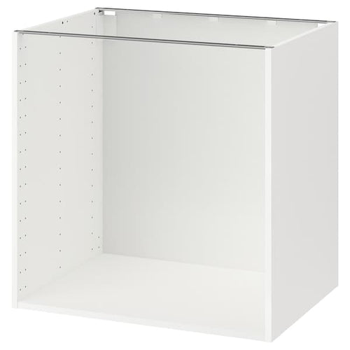 METOD - Base cabinet frame, white, 80x60x80 cm