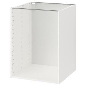 Ikea METOD - Base cabinet frame, white, 60x60x80 cm