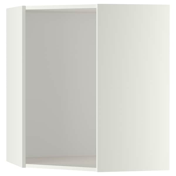 METOD - Corner wall cabinet frame, white, 68x68x80 cm - best price from Maltashopper.com 20205661