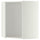 METOD corner wall cabinet frame, white, 68x37x80 cm