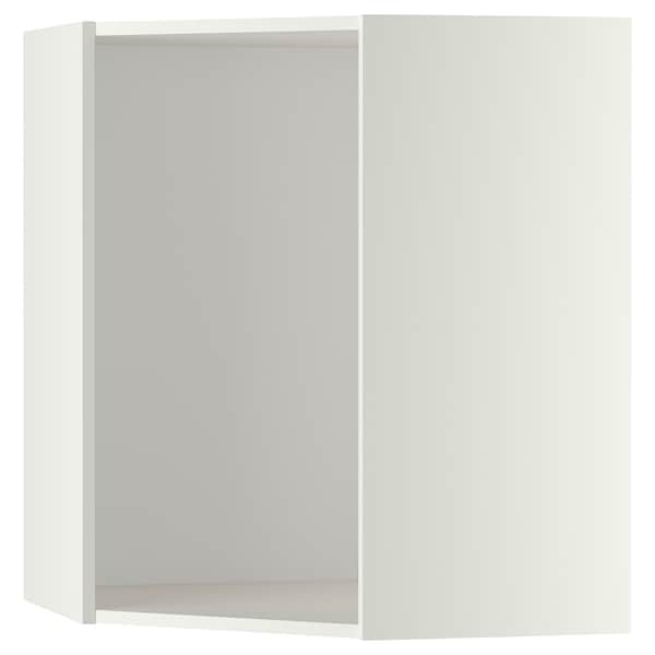 METOD - Corner wall cabinet frame, white, 68x68x80 cm