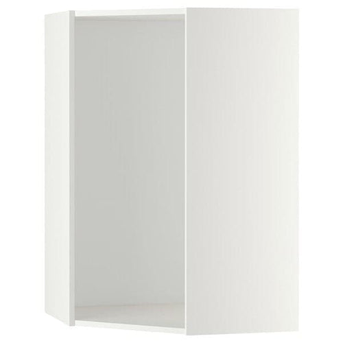 METOD - Corner wall cabinet frame, white, 68x68x100 cm