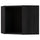 METOD corner wall cabinet frame, wood effect black