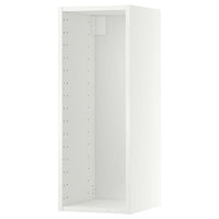 METOD wall cabinet, white, 30x37x80 cm
