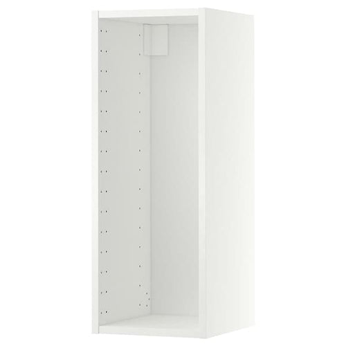 METOD - Wall cabinet frame, white , 30x37x80 cm