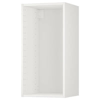 METOD wall cabinet, white, 40x37x80 cm