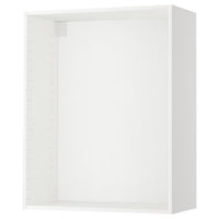 METOD wall cabinet, white, 80x37x100 cm