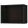METOD wall cabinet frame, wood effect black, 80.0x60.0x37.0 cm