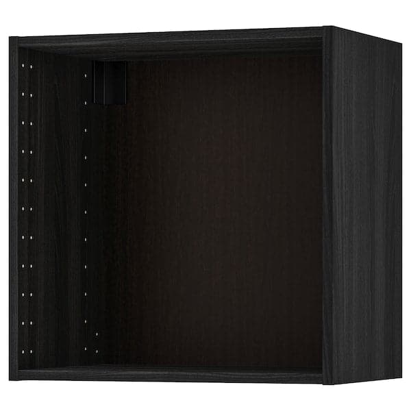Ikea METOD - Wall cabinet frame, wood effect black, 60x37x60 cm
