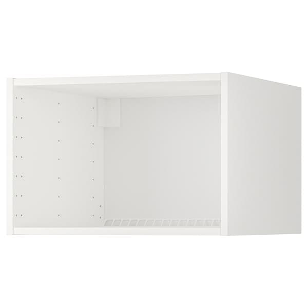 METOD - Fridge/freezer top cabinet frame, white, 60x60x40 cm - best price from Maltashopper.com 40205537