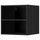 METOD fridge/freezer top cabinet frame, wood effect black, 60.0x60.0x60.0 cm