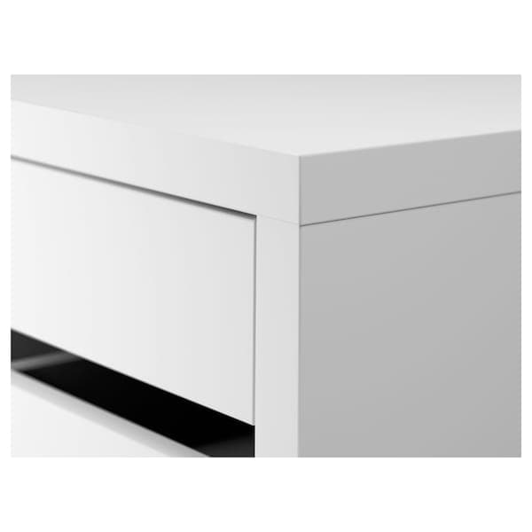 MICKE Chest of drawers with wheels - white 35x75 cm , 35x75 cm - best price from Maltashopper.com 90213078