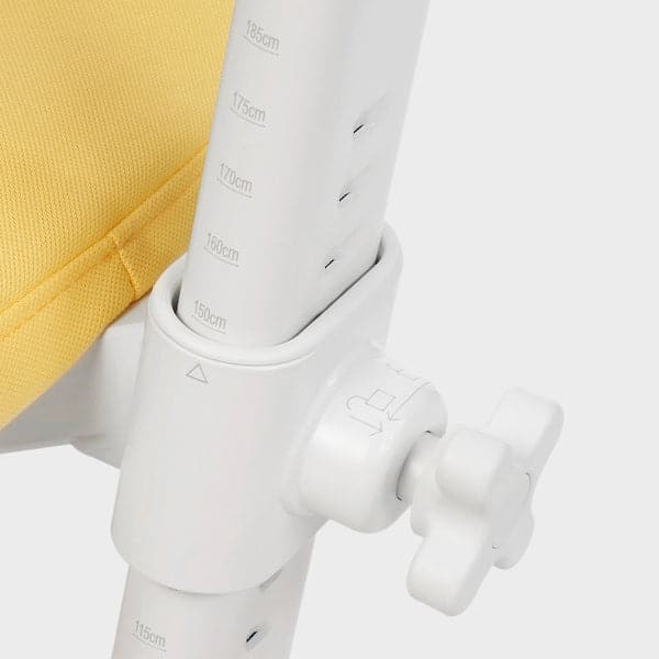 MICKE / DAGNAR - Desk and chair, white/yellow , - best price from Maltashopper.com 49506593