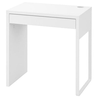 MICKE / DAGNAR - Desk and chair, white/turquoise , - best price from Maltashopper.com 29506589