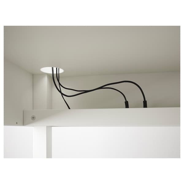 MICKE - Corner workstation, white, 100x142 cm - best price from Maltashopper.com 50250713