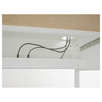 MICKE - Desk, white, 142x50 cm - Premium Furniture from Ikea - Just €167.99! Shop now at Maltashopper.com