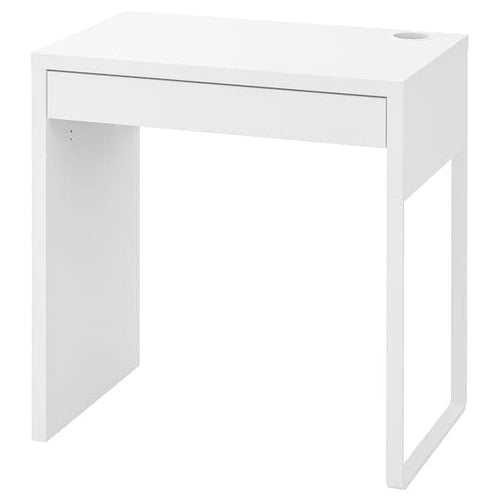 MICKE desk, white, 73x50 cm