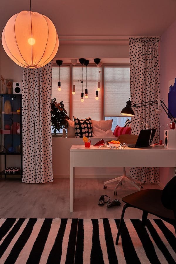 MICKE - Desk, white, 142x50 cm - best price from Maltashopper.com 90214308