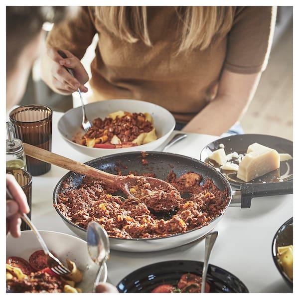 Ikea MIDDAGSMAT - Frying pan, non-stick coating/stainless steel, 28 cm