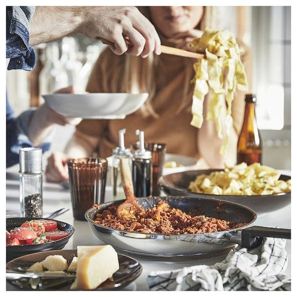 Ikea MIDDAGSMAT - Frying pan, non-stick coating/stainless steel, 28 cm