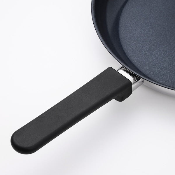MIDDAGSMAT - Frying pan, non-stick coating/stainless steel, 28 cm