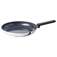 MIDDAGSMAT - Frying pan, non-stick coating/stainless steel, 28 cm