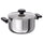 MIDDAGSMAT - MIDDAGSMAT Pot with lid, clear glass/stainless steel, 3 l