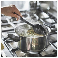 MIDDAGSMAT - Pot with lid, clear glass/stainless steel, 3 l - best price from Maltashopper.com 20463711