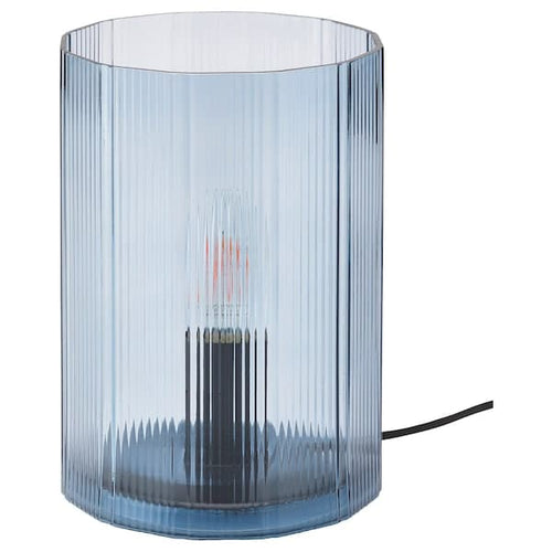 MIKROKLIN Table lamp - blue glass 22 cm , 22 cm