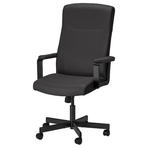 MILLBERGET Swivel chair - Murum dark brown ,