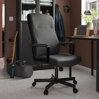 MILLBERGET Swivel chair - Murum black , - best price from Maltashopper.com 70489394