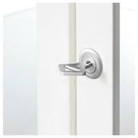 MILSBO - Glass-door cabinet, white, 101x100 cm - best price from Maltashopper.com 20452307