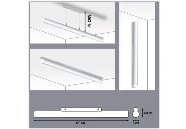 ANELEENLED LED PANEL 120 CM 30W CCT DIMMABLE