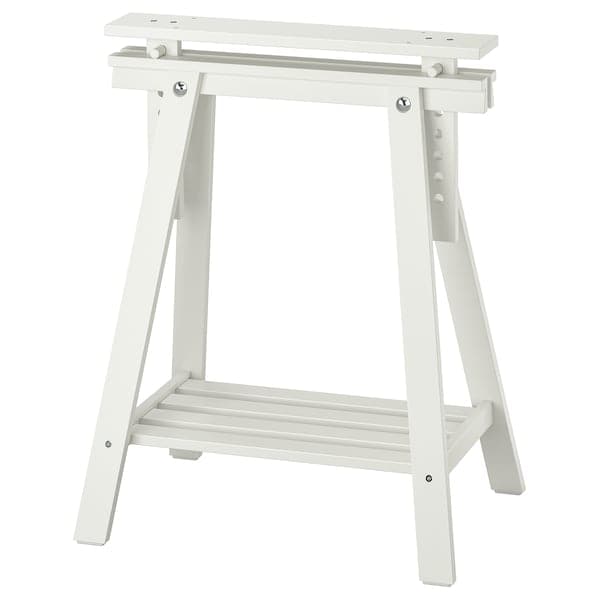 MITTBACK - Trestle, white solid wood, 58x70/93 cm - best price from Maltashopper.com 70470993