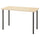 MITTCIRKEL / ADILS desk, lively pine effect black