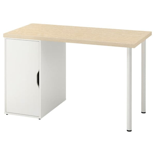 MITTCIRKEL / ALEX - Desk, lively pine effect/white, 120x60 cm