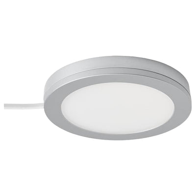 MITTLED - LED spotlight, aluminum-colored adjustable light intensity , - best price from Maltashopper.com 10528628