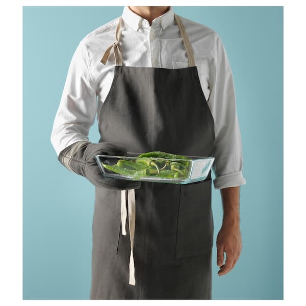 MIXTUR - Oven/serving dish, clear glass, 27x18 cm - best price from Maltashopper.com 60058762